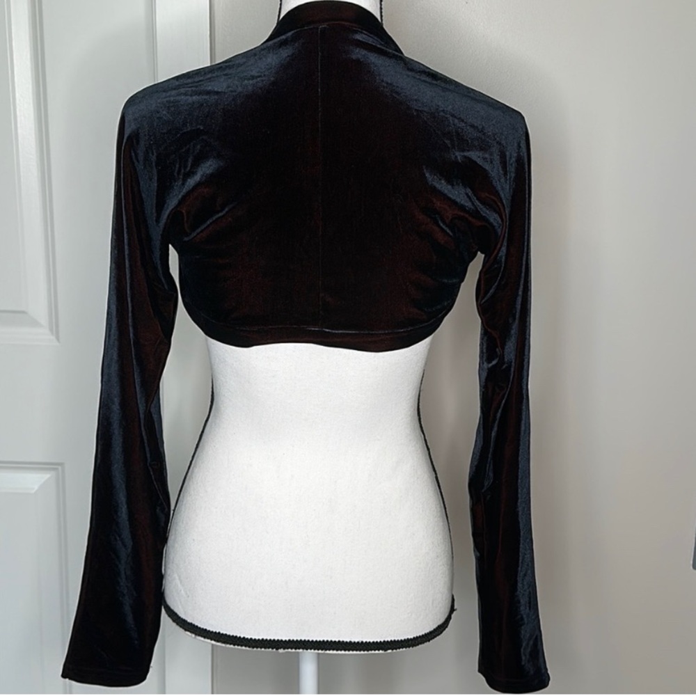 Vintage Express Velvet Bolero Jacket - Picture 2 of 4